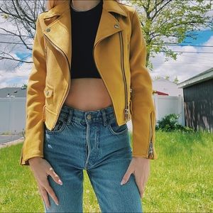 ZARA 🔑⚡️ FAUX SUEDE JACKET